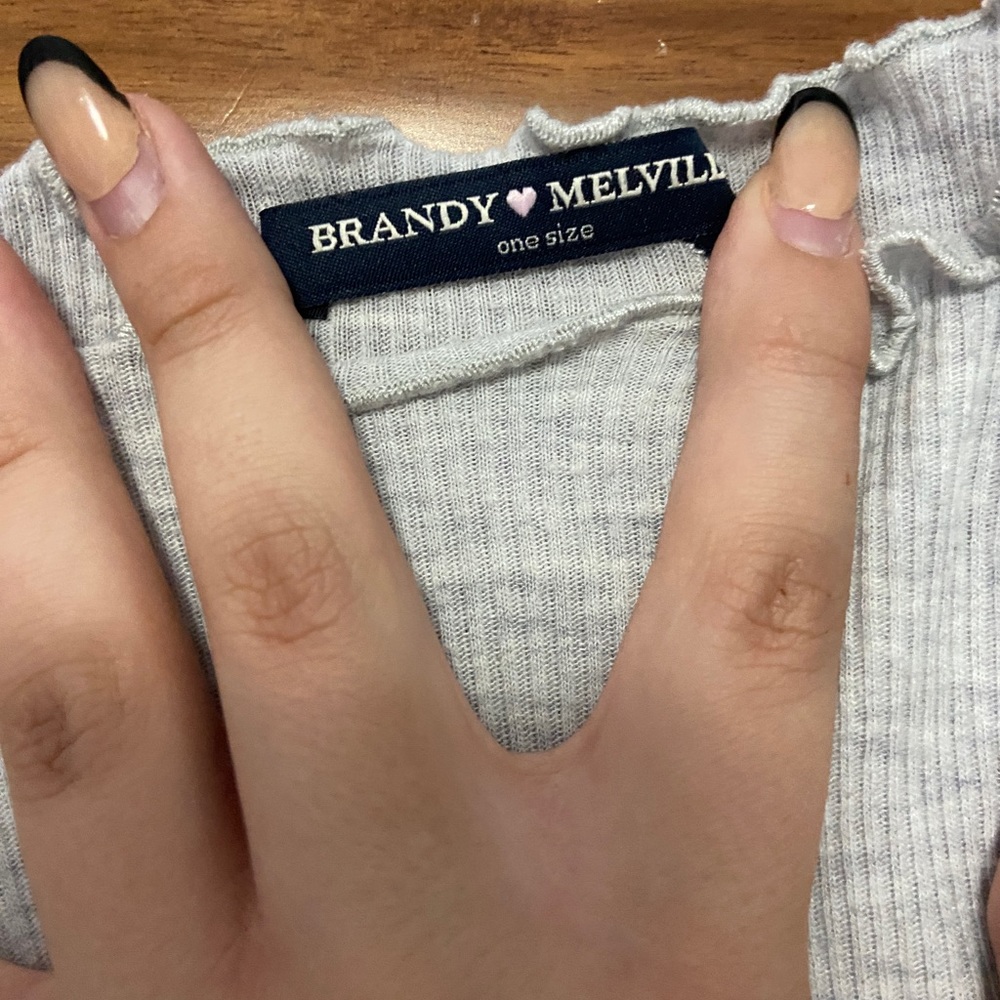 Brandy Melville grey long sleeve